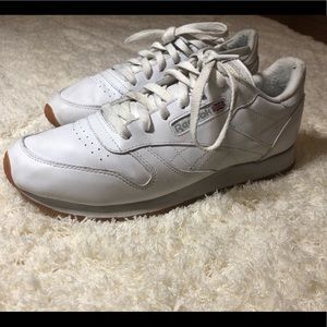 White Reebok Classics